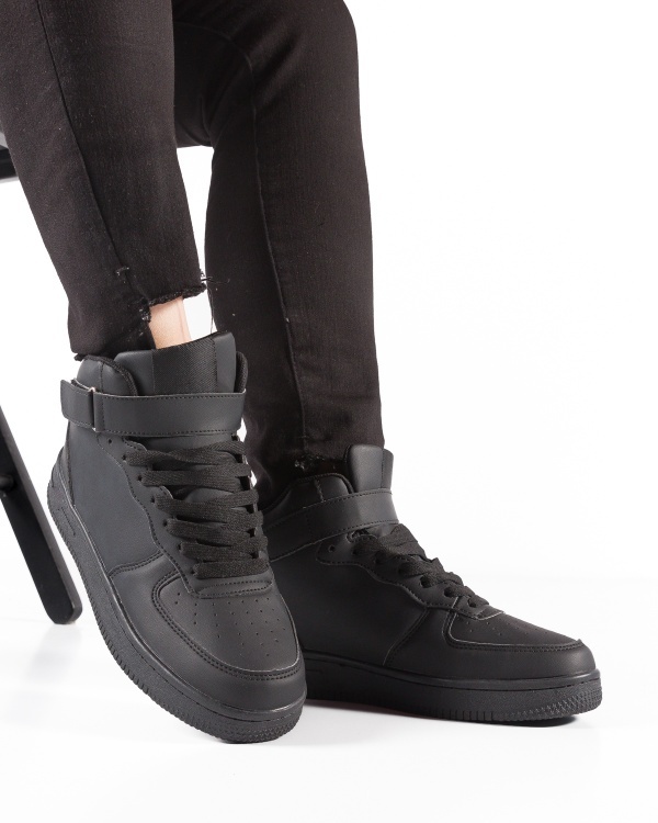 Sneakers dama Negri din Piele Ecologica Mafi - Img 5
