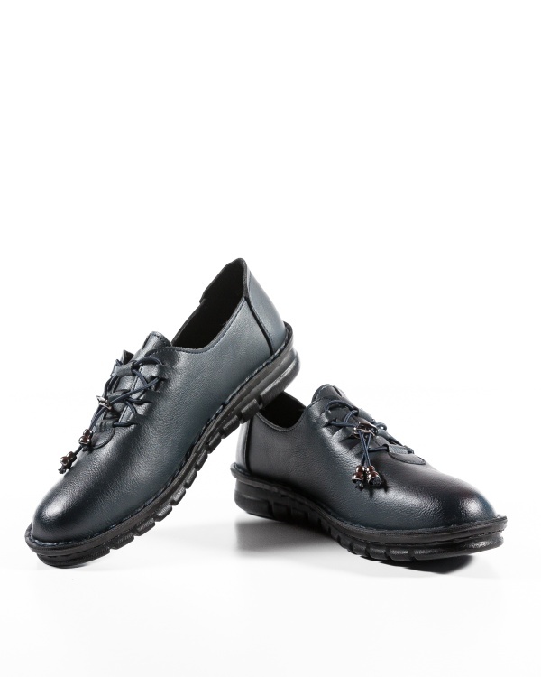 Pantofi dama Bleumarin din Piele Ecologica Uxon - Img 6