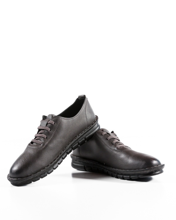 Pantofi dama Gri din Piele Ecologica Woc - Img 5