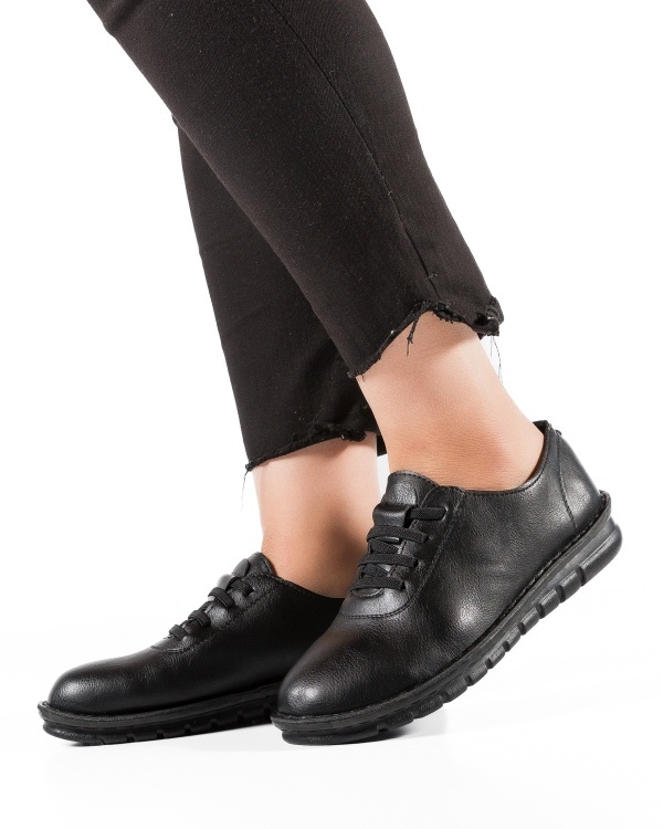 Pantofi dama Negri din Piele Ecologica Woc - Img 3