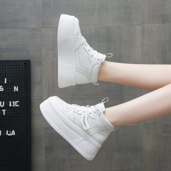Sneakers dama cu platforma Albi din piele Ecologica Ploo - Img 2