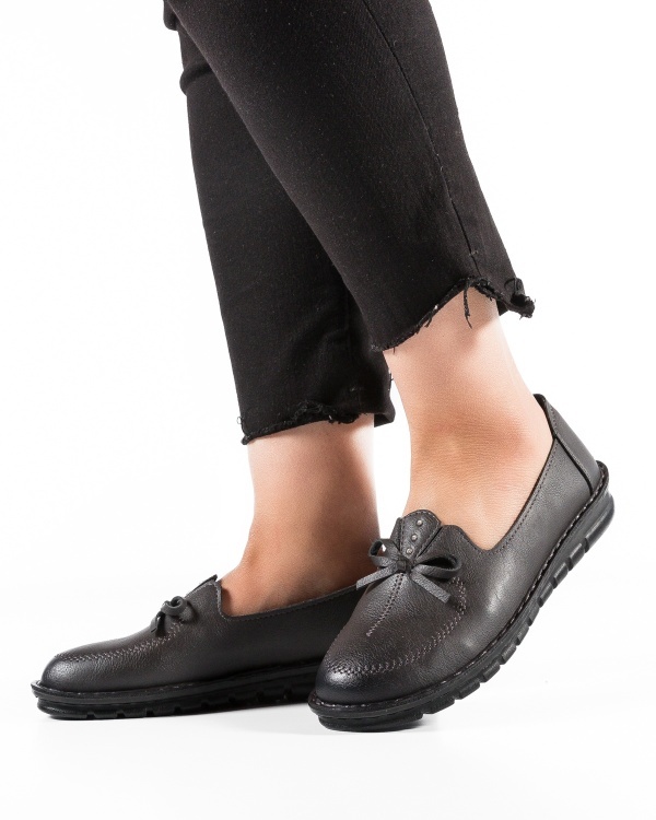 Pantofi dama Gri din Piele Ecologica Miun - Img 5