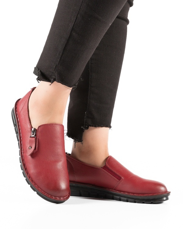 Pantofi dama Rosii din Piele Ecologica Uaoo - Img 3