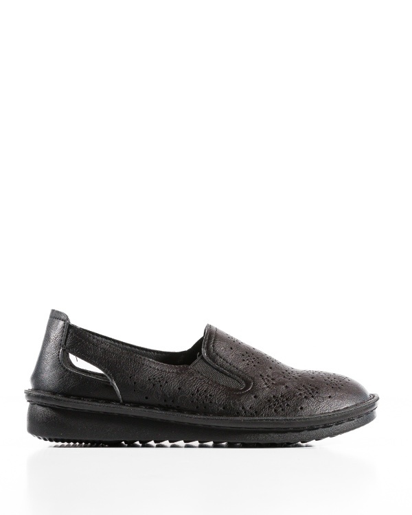 Pantofi dama casual Negri din Piele Ecologica Danb - Img 4