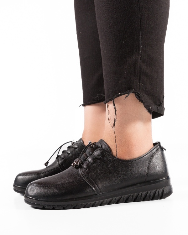 Pantofi dama Negri din Piele Ecologica Yah - Img 3