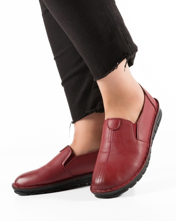 Pantofi dama Rosii din Piele Ecologica Uati - Img 4