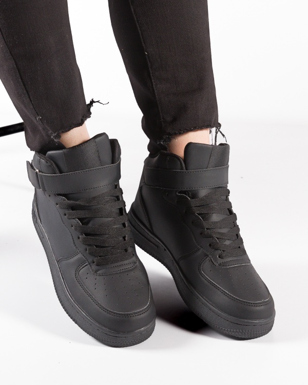 Sneakers dama Negri din Piele Ecologica Mafi - Img 6