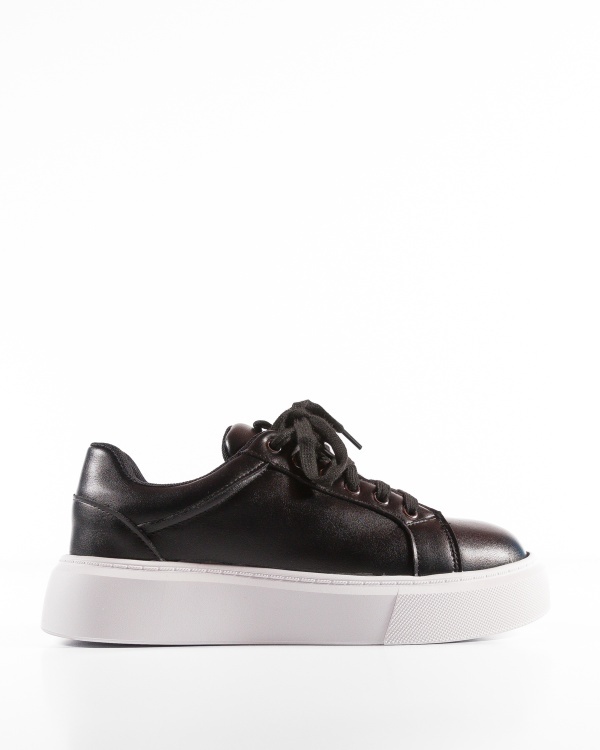 Sneakers dama Negri din Piele Ecologica Picu - Img 4