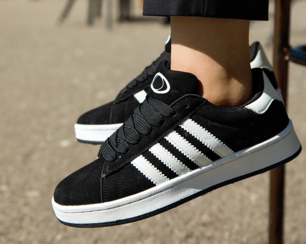 Sneakers dama Negri din Piele intorsa Ecologica Wssa - Img 3