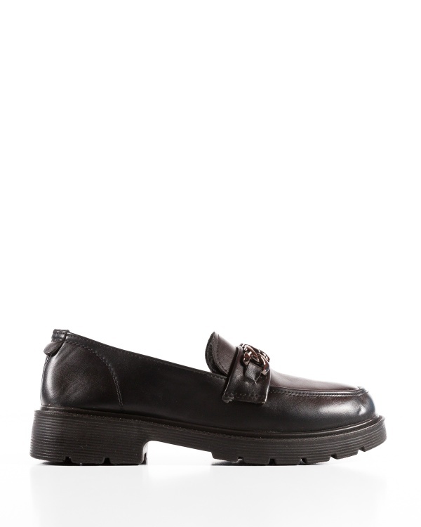 Pantofi dama casual Negri din Piele Ecologica Qina - Img 6