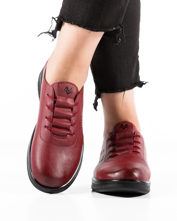 Pantofi dama Rosii din Piele Ecologica Mama - Img 3