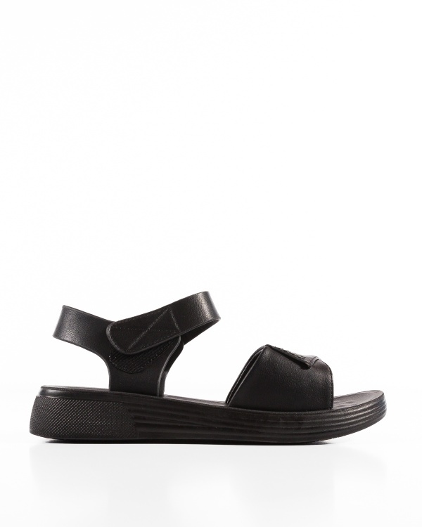 Sandale dama Negre din Piele Ecologica Jiz - Img 4