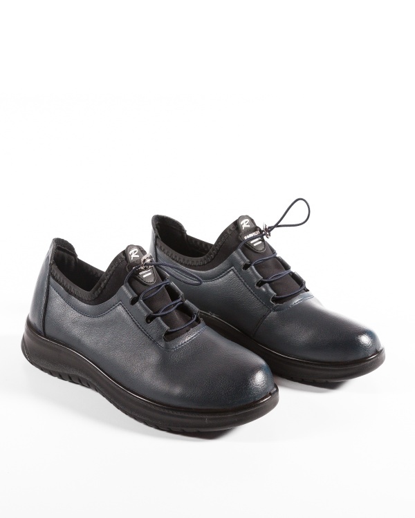 Pantofi dama Bleumarin din Piele Ecologica Mnin - Img 5