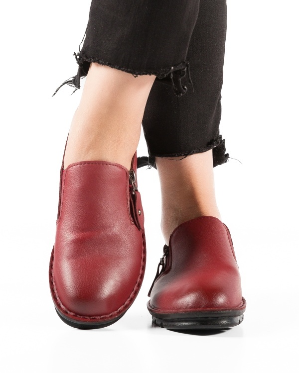 Pantofi dama Rosii din Piele Ecologica Uaoo - Img 4