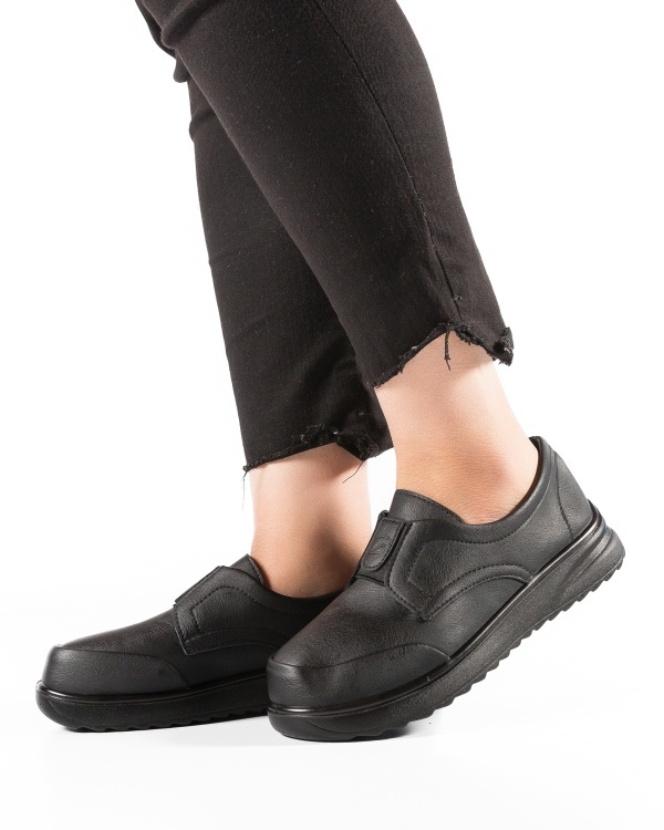 Pantofi dama Negri din Piele Ecologica Bana - Img 3