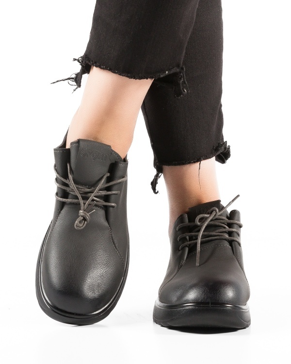 Pantofi dama Gri din Piele Ecologica Xnu - Img 2