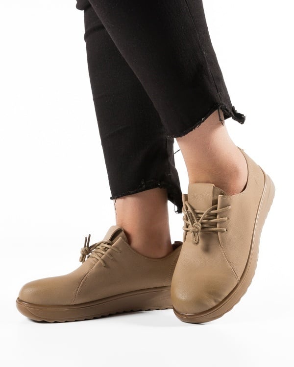 Pantofi dama Khaki din Piele Ecologica Xnu - Img 4