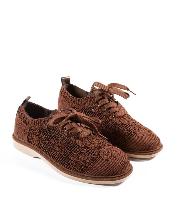 Pantofi dama Maro din Material texil dantelat Ecologic Van - Img 5