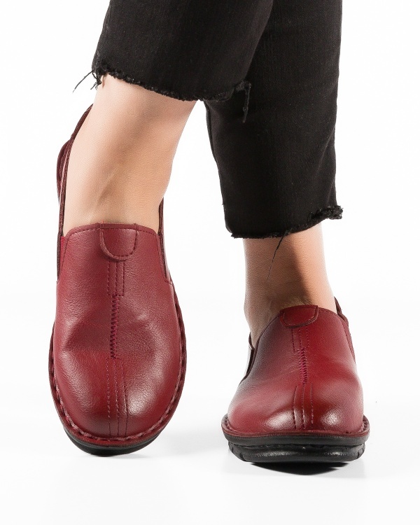 Pantofi dama Rosii din Piele Ecologica Uati - Img 2