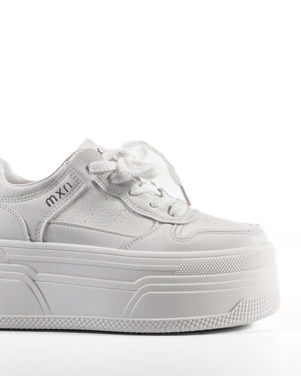 Sneakers dama cu platforma Albi din Piele Ecologica Piuu - Img 6