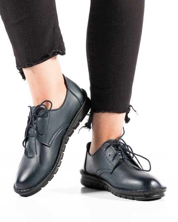Pantofi dama Bleumarin din Piele Ecologica Masin - Img 3