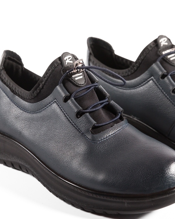 Pantofi dama Bleumarin din Piele Ecologica Mnin - Img 6