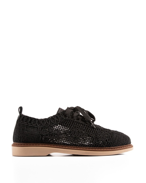 Pantofi dama Negri din Material texil dantelat Ecologic Van - Img 4