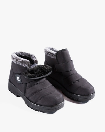 Cizme dama imblanite negru din fas 753-1 - Img 6