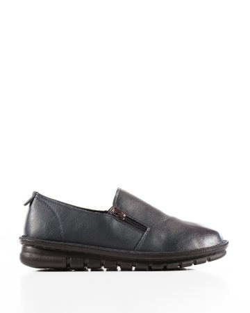 Pantofi dama bleumarin din Piele Ecologica Uaoo - Img 4