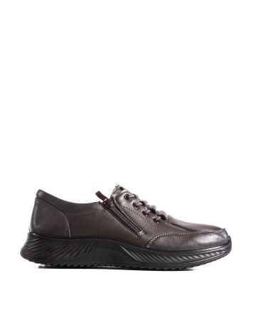 Pantofi dama casual gri din piele ecologica J12 - Img 2