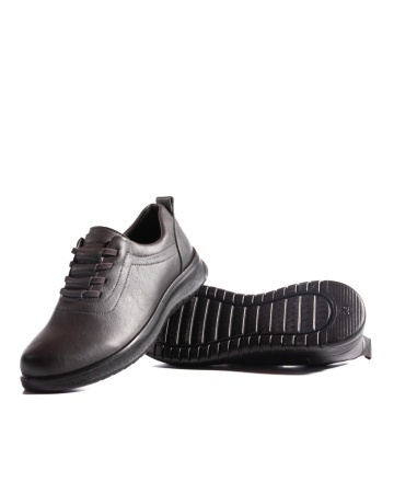 Pantofi dama casual gri din piele ecologica T521 - Img 7