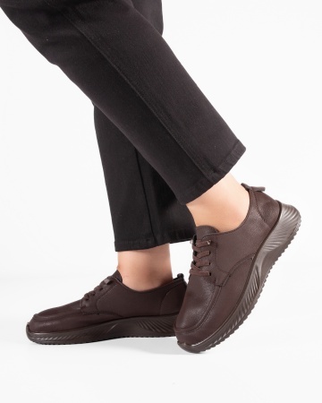 Pantofi dama casual mov din piele ecologica J63-26 - Img 3