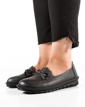 Pantofi dama Gri din Piele Ecologica Miun - Img 4