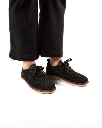 Pantofi dama Negri din Material texil dantelat Ecologic Van