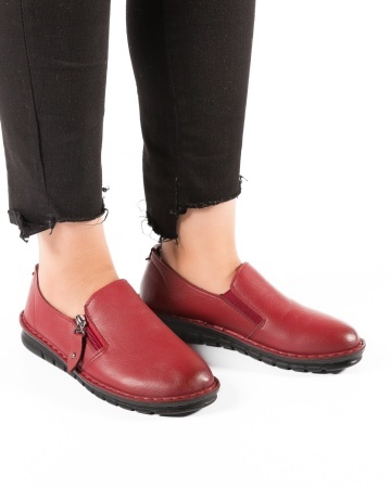 Pantofi dama Rosii din Piele Ecologica Uaoo - Img 2