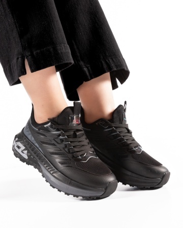 Sneakers dama Negri din textil Alijo - Img 2