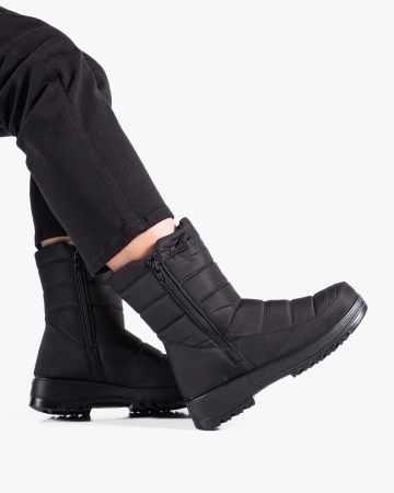 Cizme dama imblanite negru din fas 768-1