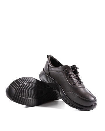 Pantofi dama casual gri din piele ecologica J03 - Img 7