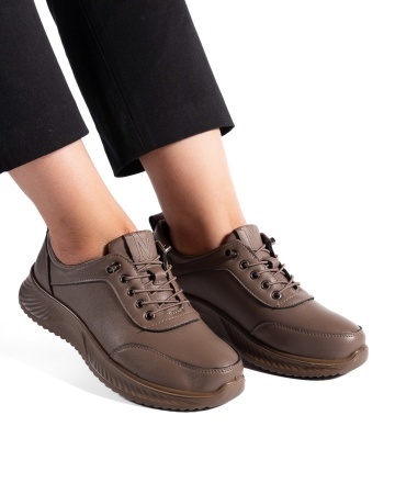 Pantofi dama casual kaki din piele ecologica J03