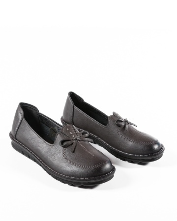 Pantofi dama Gri din Piele Ecologica Miun