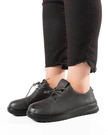 Pantofi dama Gri din Piele Ecologica Xnu - Img 3