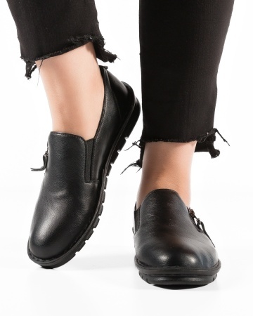 Pantofi dama Negri din Piele Ecologica Uaoo - Img 3