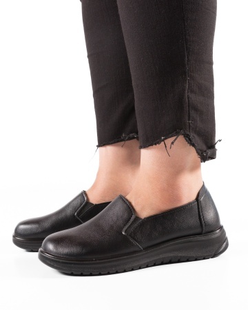 Pantofi dama Negri din Piele Ecologica Unin - Img 4
