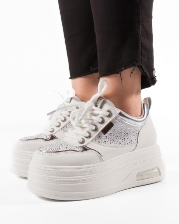 Sneakers dama Albi cu platforma din Piele Ecologica Pio