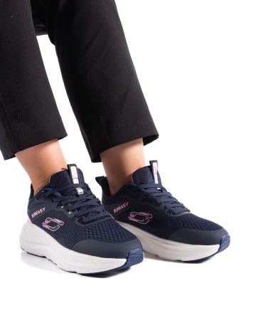Sneakers dama bleumarin din material textil F99296 - Img 2