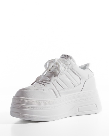 Sneakers dama cu platforma Albi din Piele Ecologica Pmal - Img 6