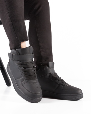 Sneakers dama Negri din Piele Ecologica Mafi - Img 5