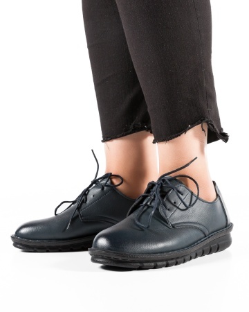 Pantofi dama Bleumarin din Piele Ecologica Masin - Img 4