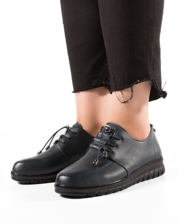Pantofi dama Bleumarin din Piele Ecologica Yah - Img 3