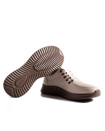 Pantofi dama casual bej din piele ecologica J01 - Img 6